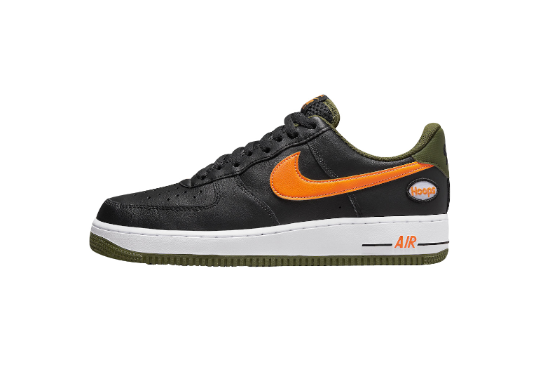Nike Air Force 1 Low Hoops Black University Gold