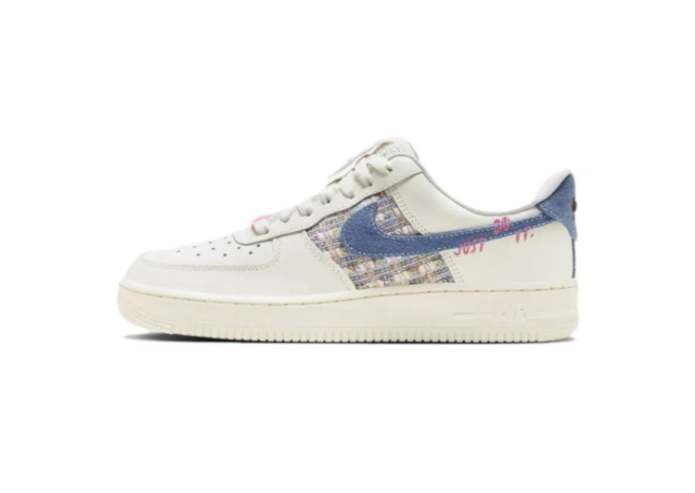 Nike Air Force 1 Low Denim Swoosh Boucle WMMS