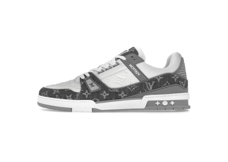 Louis Vuitton LV Trainer Monogram Denim Grey White