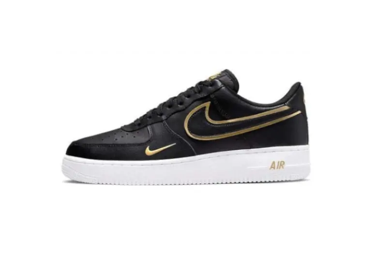 Nike Air Force 1 Low '07 Negro Metalic Dorado