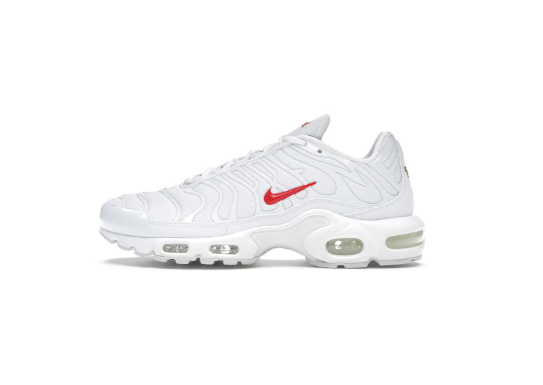 Nike Air Max Plus Supreme en blanco